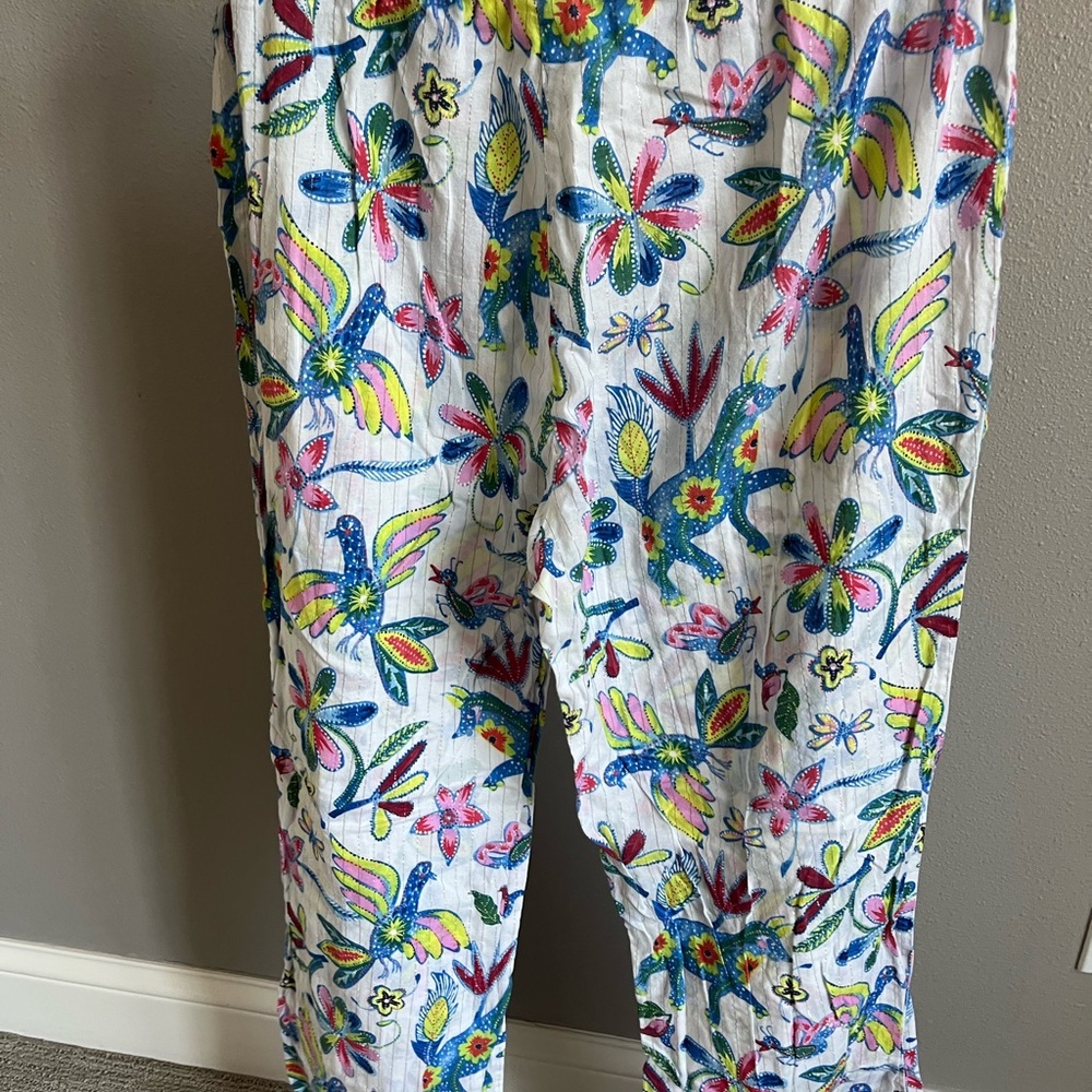 Anthropologie Floral Pajama Pants - Multicolor - Picture 3 of 5